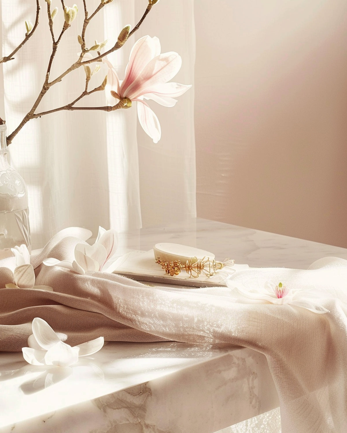 Frau die den entspannenden Duft von Angels Kiss geniesst