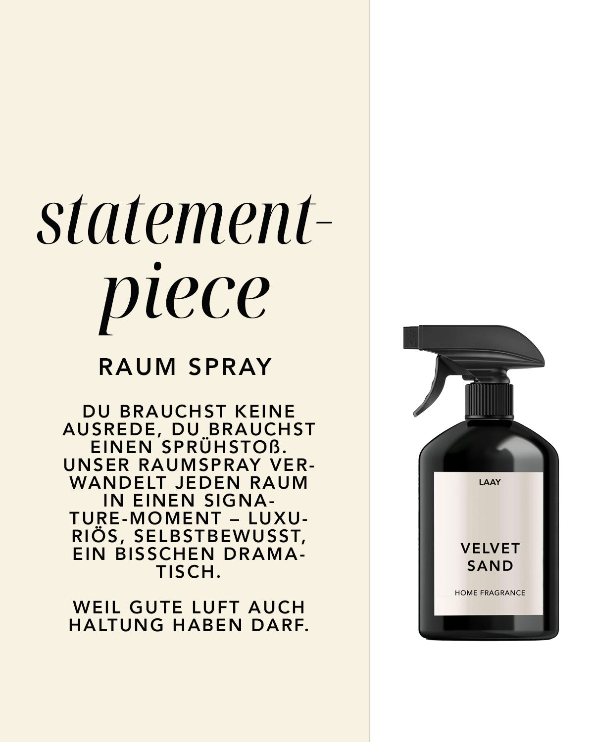 RAUMSPRAY VELVET SAND